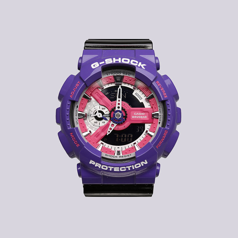  фиолетовые часы Casio G-Shock GA-110NC GA-110NC-6A - цена, описание, фото 1